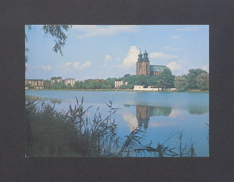 Widok na katedrę od strony jeziora Jelonek.