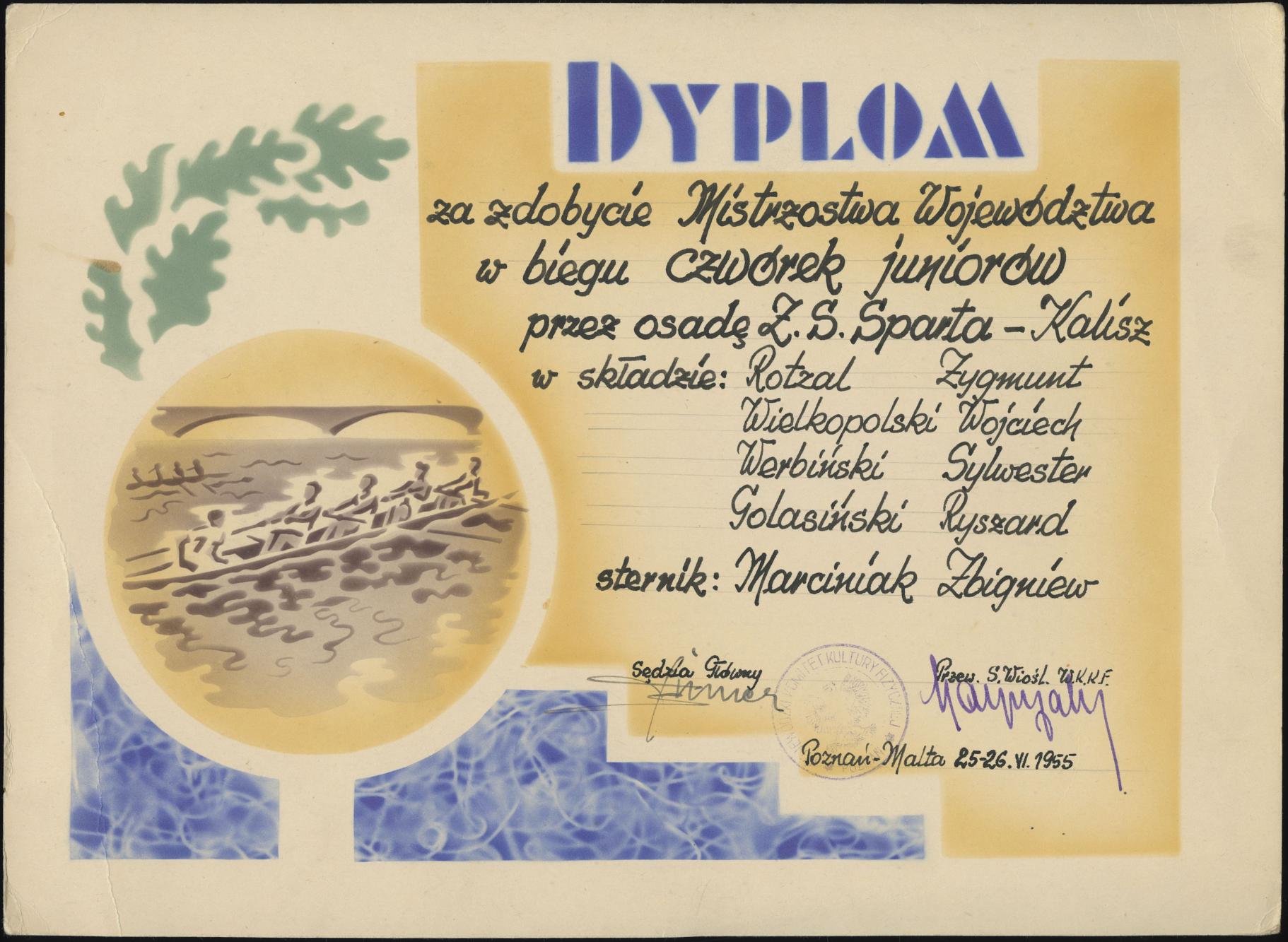 Dyplom sportowy