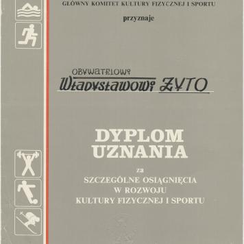 Dyplom uznania
