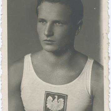 Fotografia portretowa: zawodnik Marcel Skurtyk