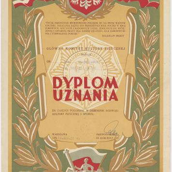 Dyplom  uznania