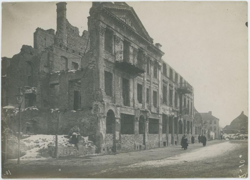Rynek Główny w Kaliszu po zburzeniu miasta