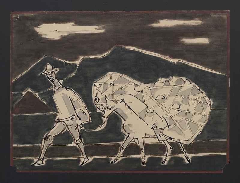 Mężczyzna z osłem