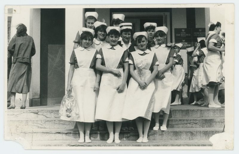 Uczennice Szkoły Medycznej w Kaliszu