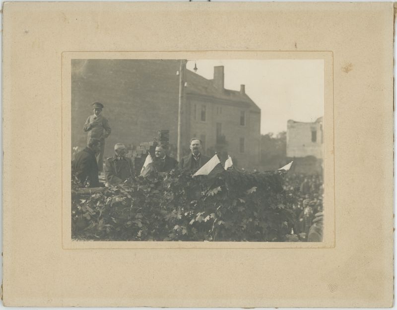 Przemawiający prezydent Kalisza Jan Michalski