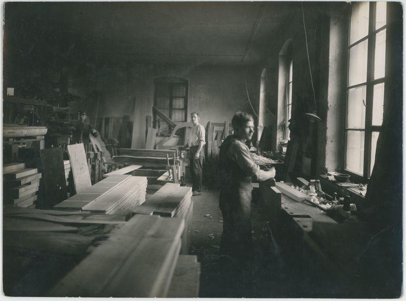 Warsztaty zakładowe w fabryce Aleksandra Fibigera