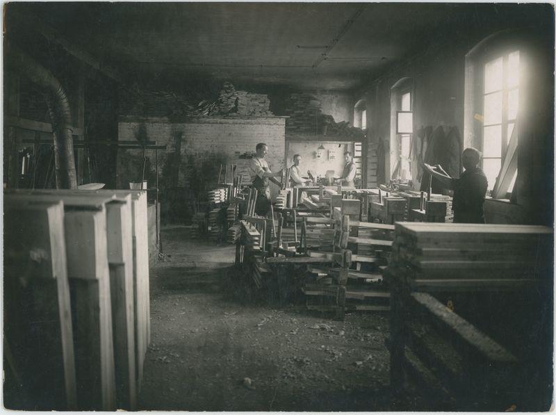 Warsztaty zakładowe w fabryce Aleksandra Fibigera