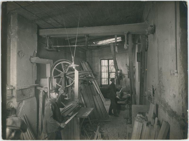 Warsztaty zakładowe w fabryce Aleksandra Fibigera