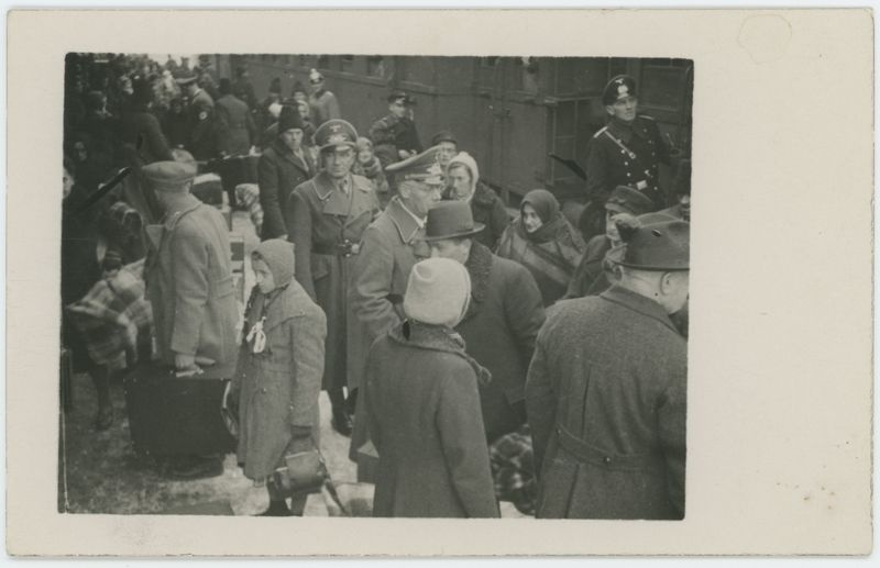 Wysiedlanie ludności polskiej przez Niemców, dworzec kolejowy w Kaliszu