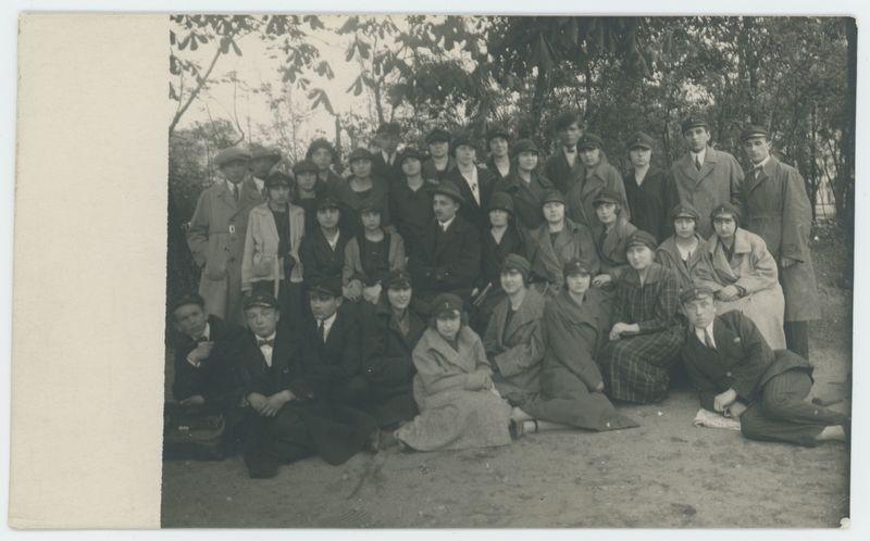 Uczniowie Szkoły Handlowej w Kaliszu