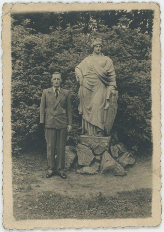 Józef Prześniak w kaliskim parku