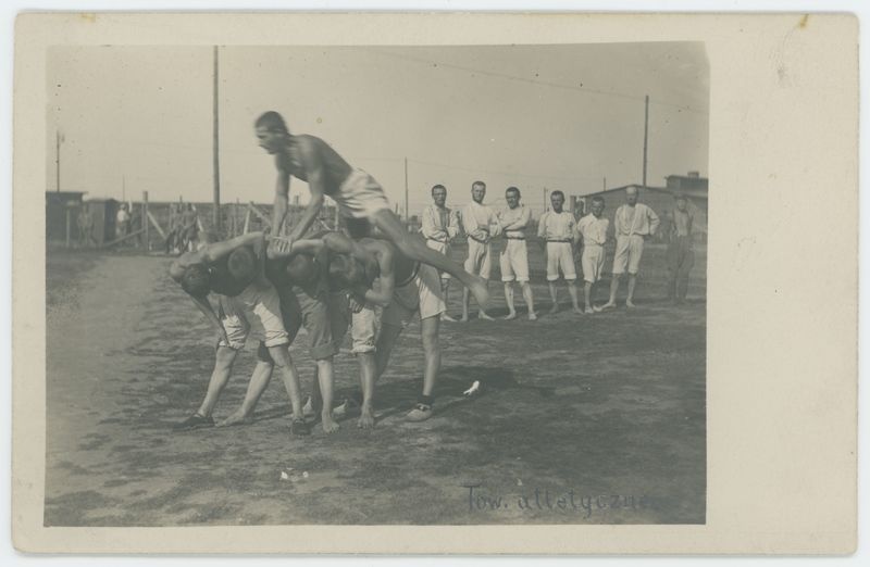 "Tow. atletyczne". Obóz jeniecki w Szczypiornie