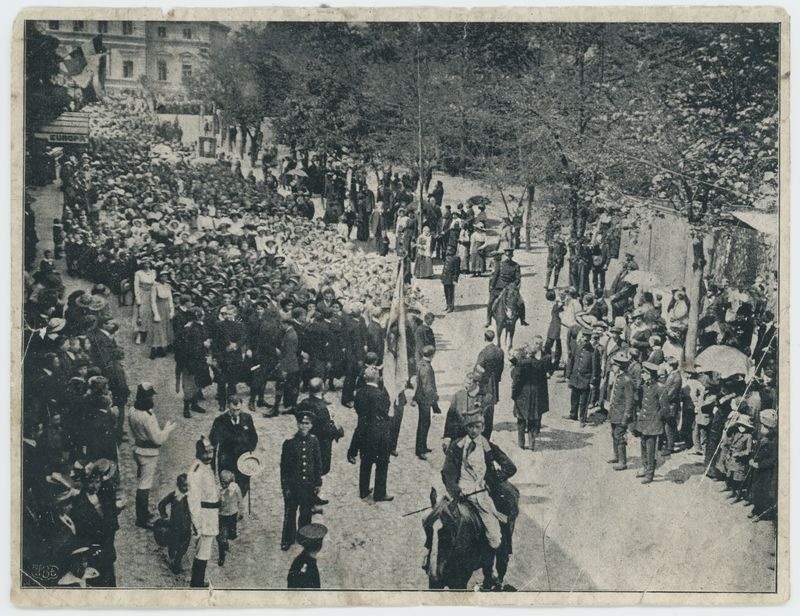 Pochód z okazji Święta Narodowego Trzeciego Maja w Kaliszu