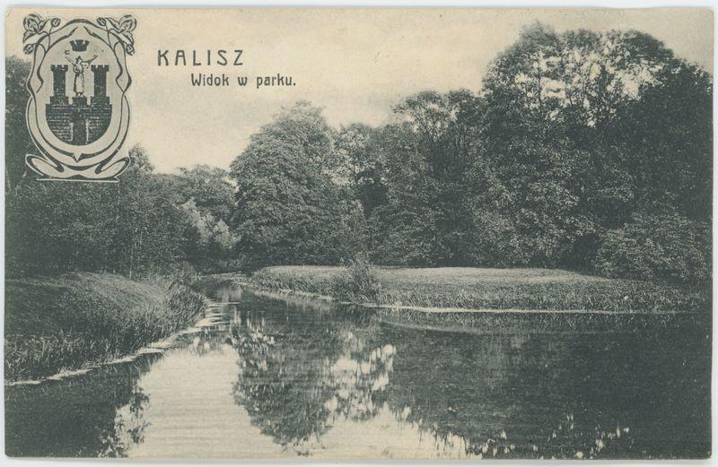 Widok w parku, Kalisz