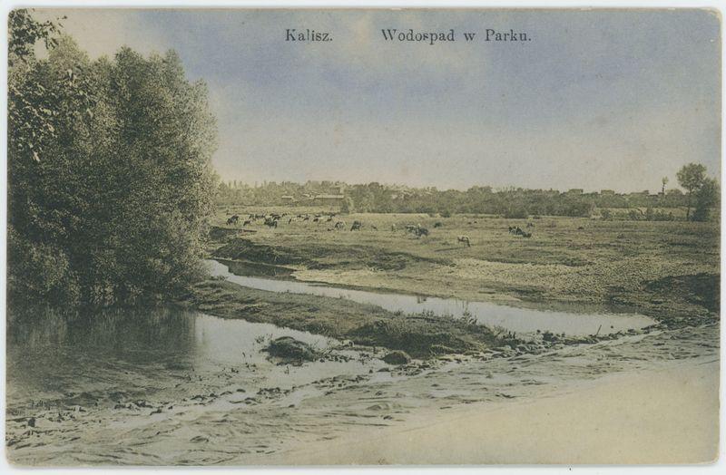 Wodospad w Parku, Kalisz