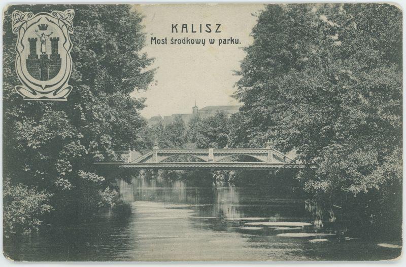 Most środkowy w parku, Kalisz