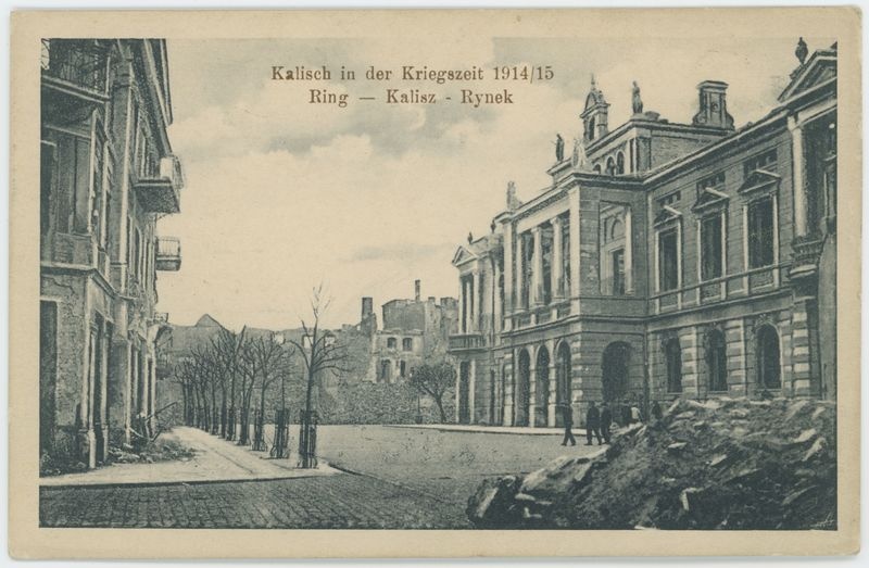 Kalisch in der Kriegszeit 1914/15, Ring - Kalisz - Rynek 