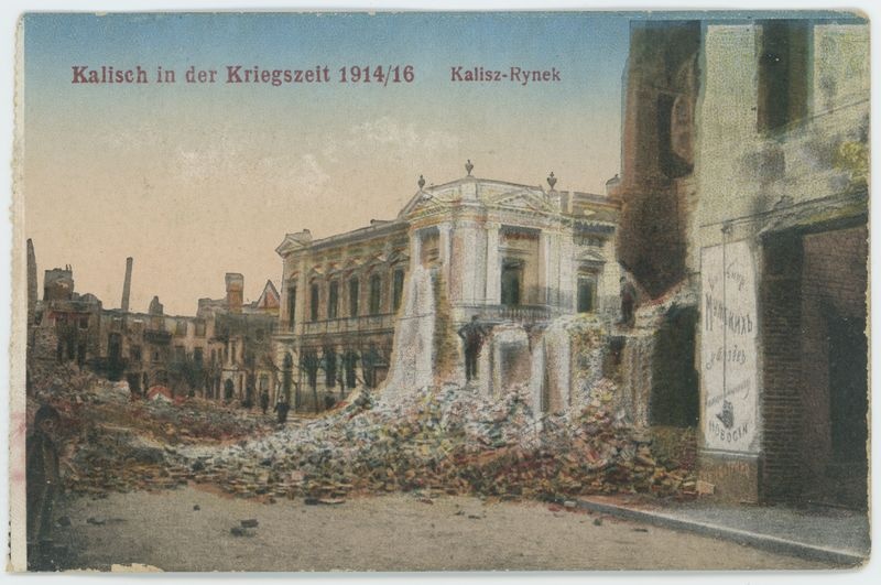Kalisch in der Kriegszeit 1914/16, Kalisz - Rynek 
