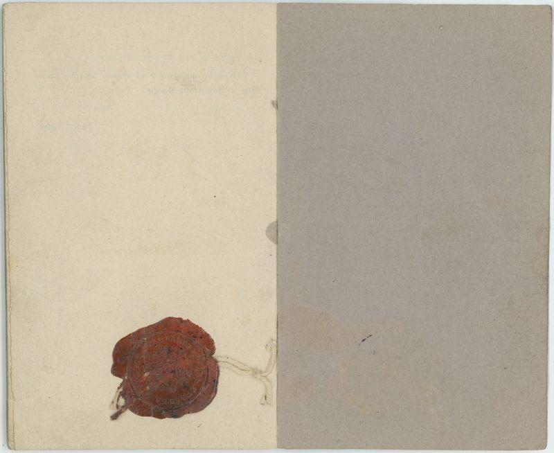 Książka rzemieślnicza Czeladnika Kunsztu Szewskiego Józefa Malińskiego