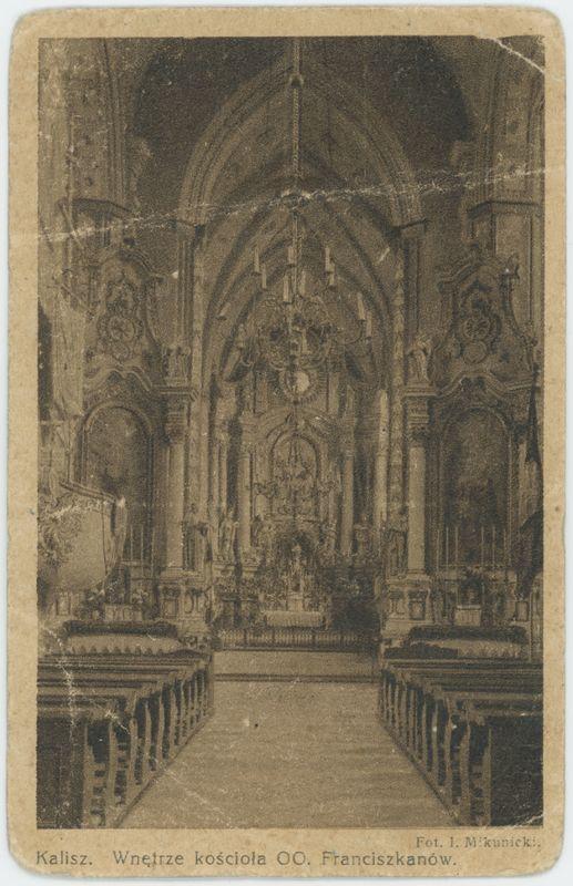 Wnętrze kościoła OO. Franciszkanów, Kalisz