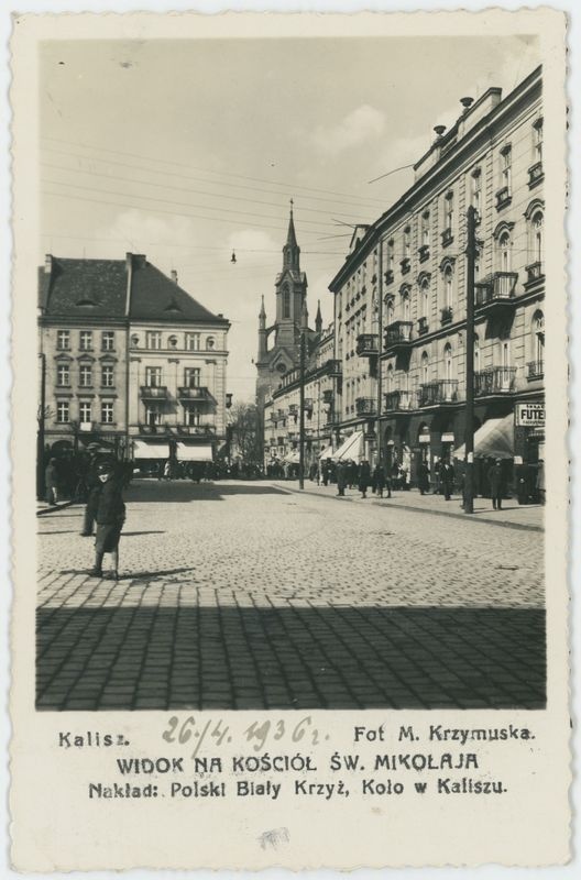 Widok na kościół św. Mikołaja, Kalisz 