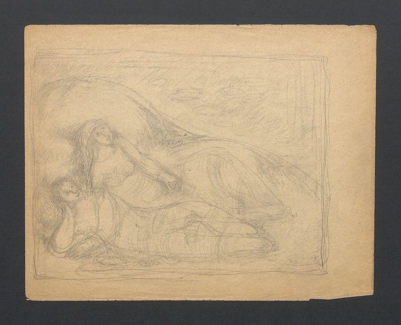 Odpoczywające kobiety; Szkice