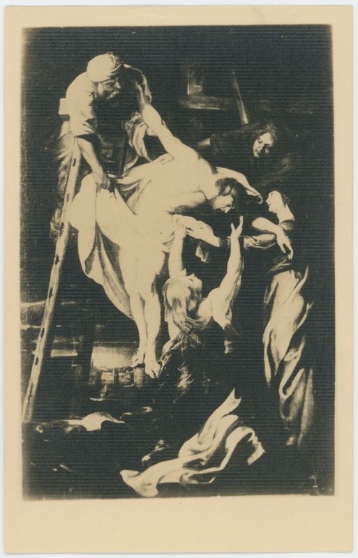 Obraz z pracowni P.P. Rubensa "Zdjęcie z Krzyża" z kościoła św. Mikołaja, Kalisz