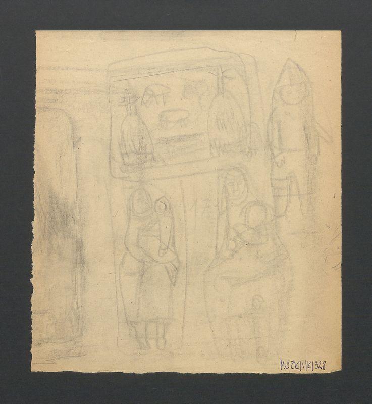 Stóg i ostrewki; Szkice