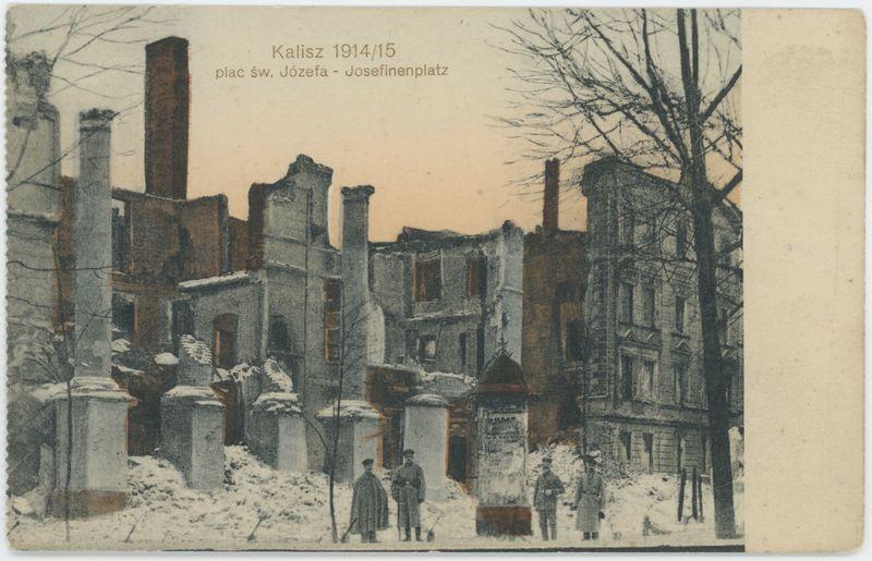 Plac św. Józefa - Jozefinenplatz, Kalisz 1914/15