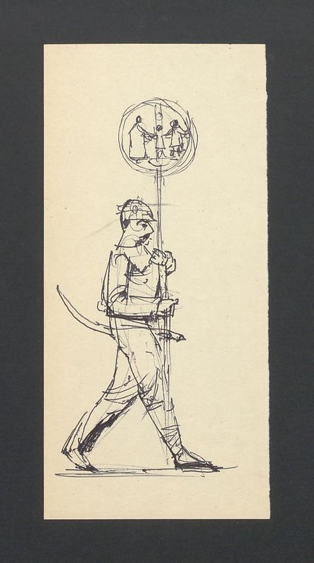 Szkic postaci męskiej