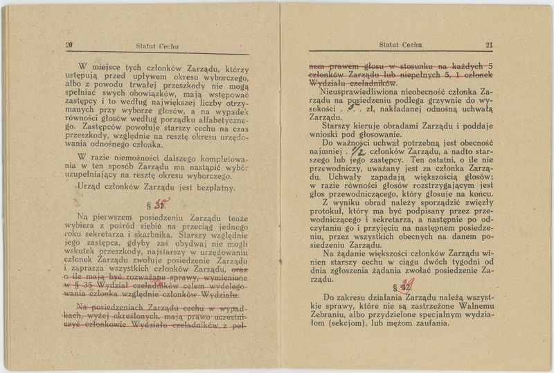 Statut Korporacji Młynarzy w Koźminku