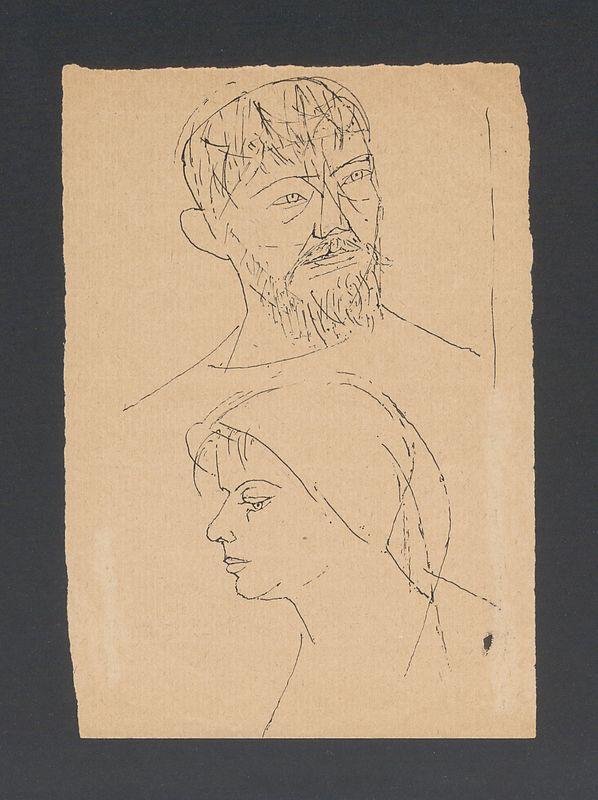 Portret kobiety i mężczyzny