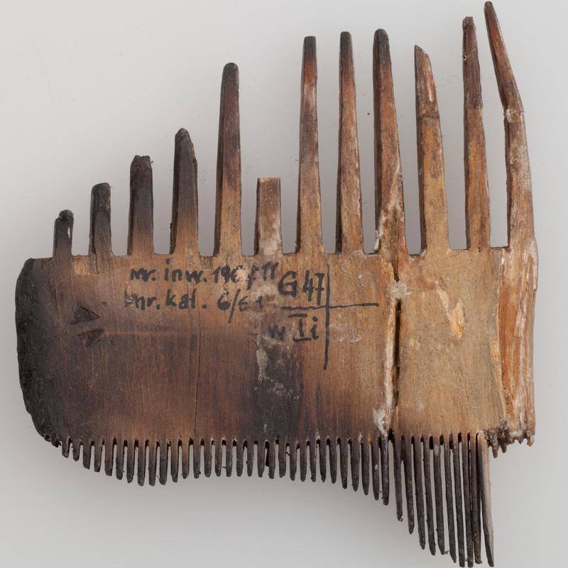 Grzebień z bukszpanu