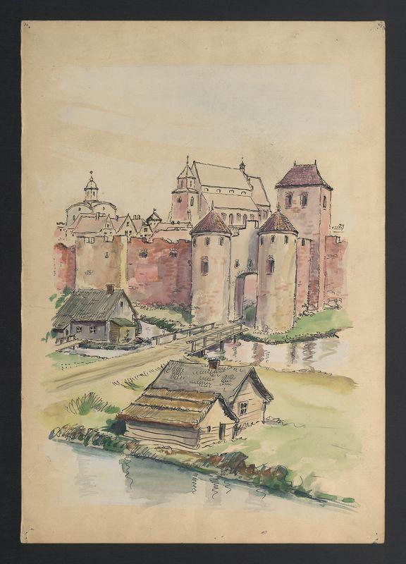 Brama Wrocławska w Kaliszu (próba rekonstrukcji)