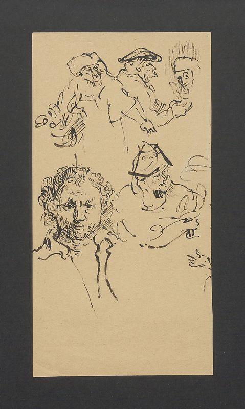 Szkice sylwetek kobiet i mężczyzn