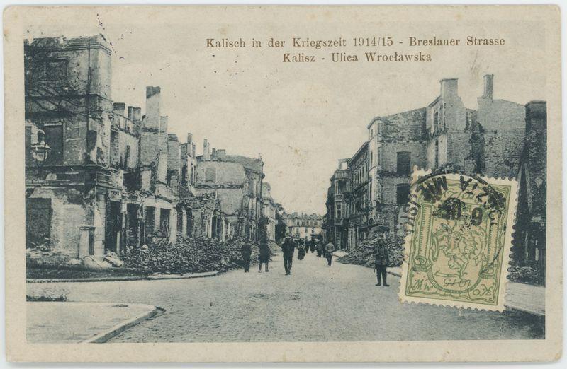 Ulica Wrocławska, Kalisz 1914/15