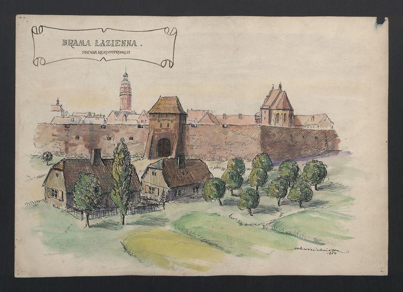 Brama Łazienna w Kaliszu (próba rekonstrukcji)