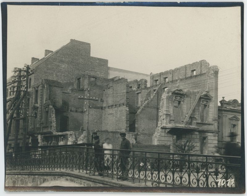 Kalisz po zburzeniu w 1914 r.