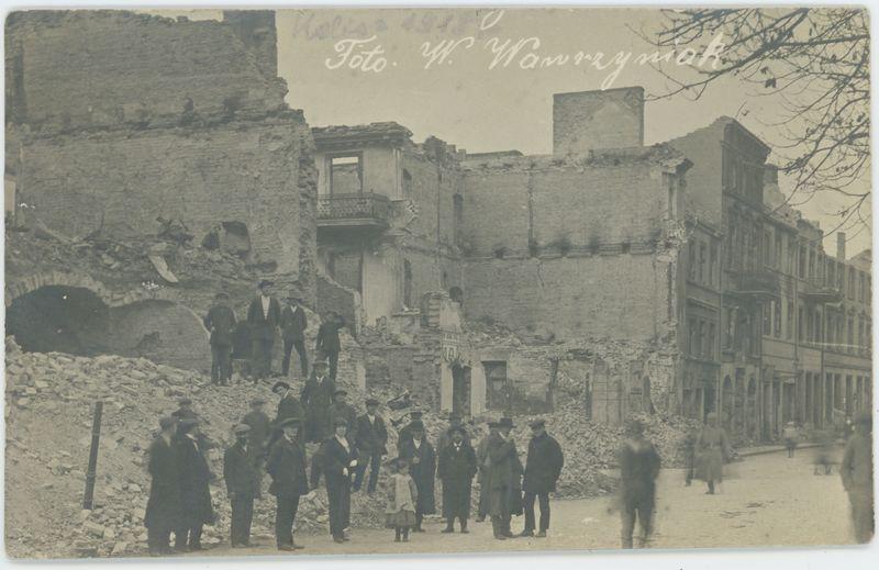 Kalisz po zburzeniu w 1914 r.