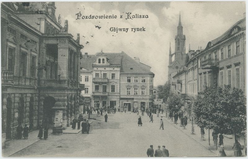 Pozdrowienie z Kalisza. Główny rynek