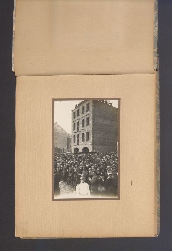 Album z uroczystości poświęcenia Kamienia węgielnego pod budowę ratusza w Kaliszu 17.10.1920