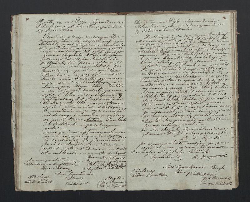 Książka protokołów Zgromadzenia Stolarskiego od 1841 r.