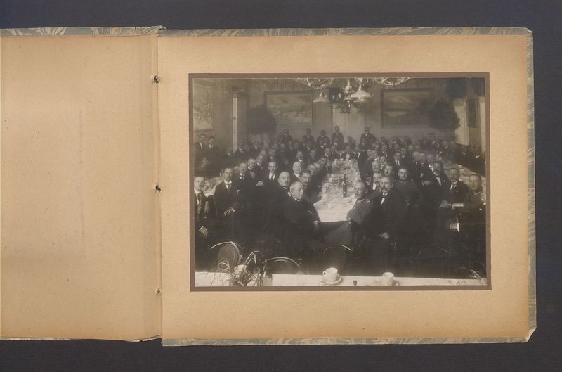 Album z uroczystości poświęcenia Kamienia węgielnego pod budowę ratusza w Kaliszu 17.10.1920