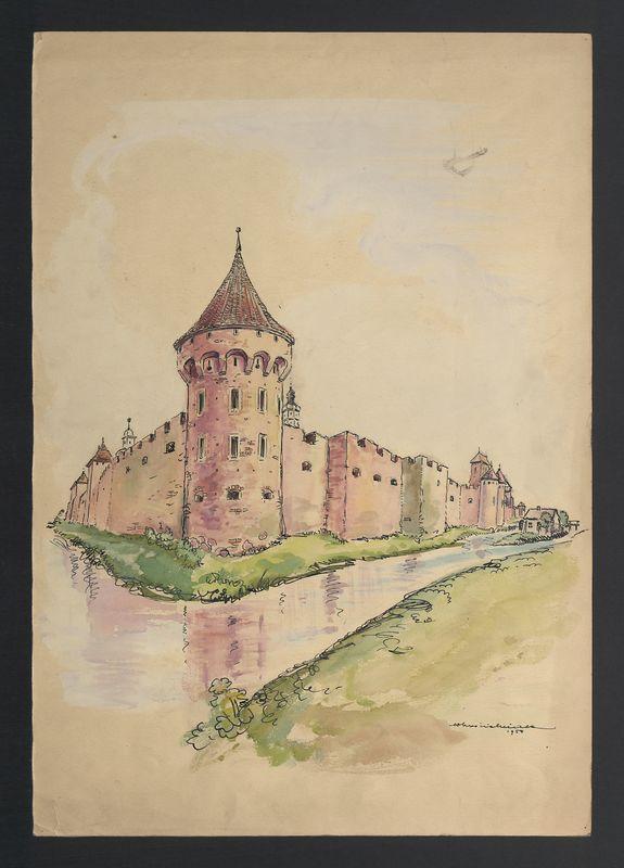 Mury miejskie w Kaliszu (próba rekonstrukcji)