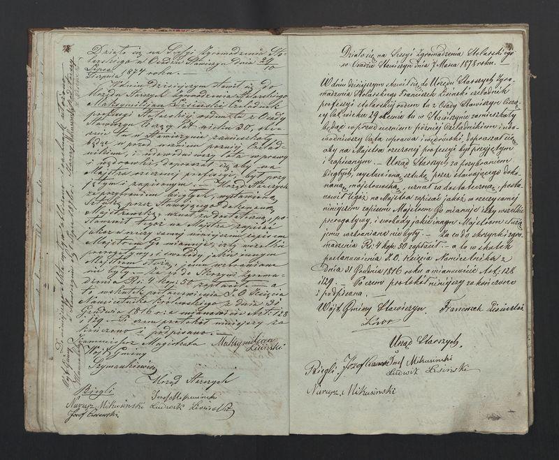 Książka protokołów Zgromadzenia Stolarskiego od 1841 r.