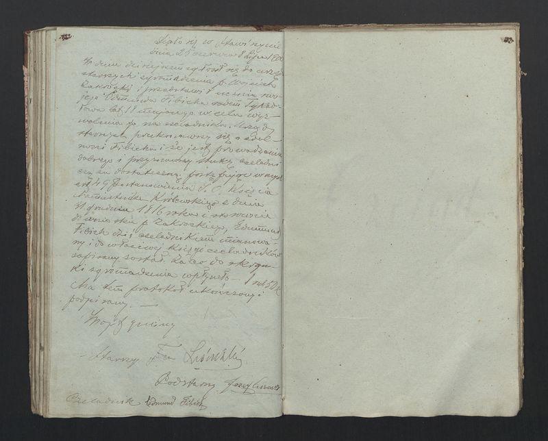 Książka protokołów Zgromadzenia Stolarskiego od 1841 r.