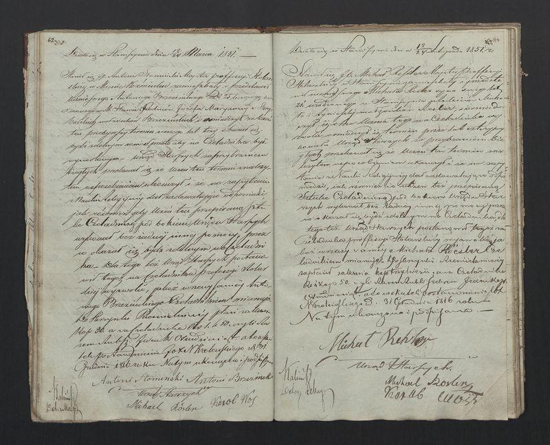 Książka protokołów Zgromadzenia Stolarskiego od 1841 r.