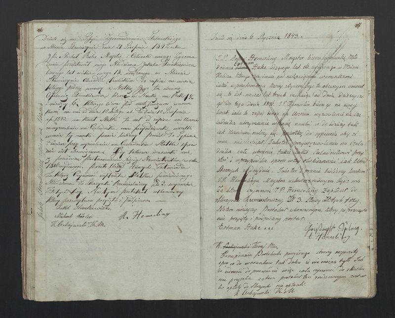 Książka protokołów Zgromadzenia Stolarskiego od 1841 r.