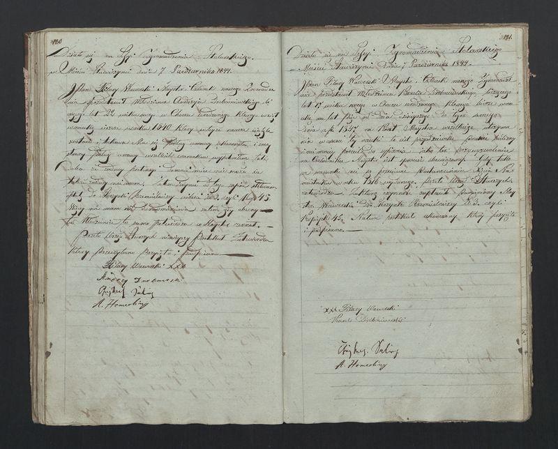 Książka protokołów Zgromadzenia Stolarskiego od 1841 r.