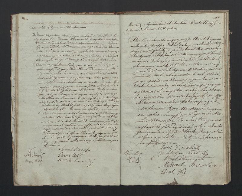 Książka protokołów Zgromadzenia Stolarskiego od 1841 r.